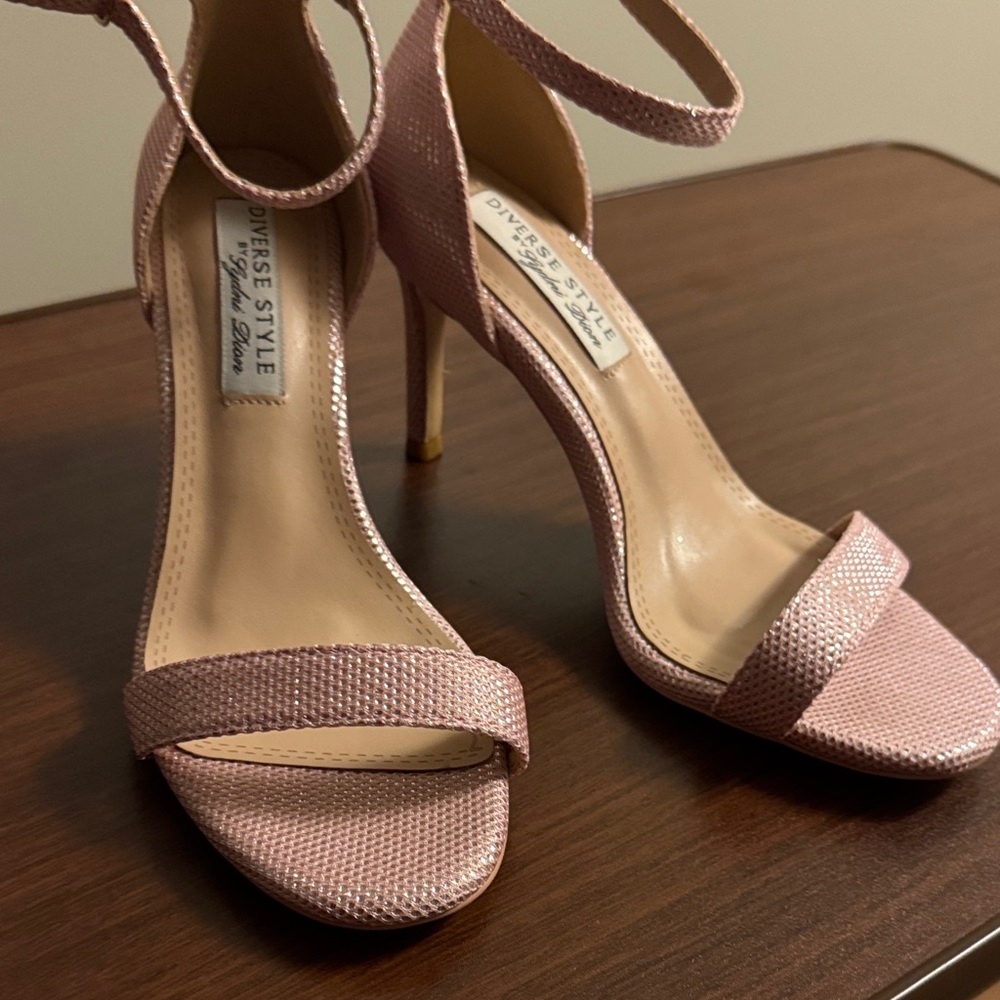 Pink Strappy Heels